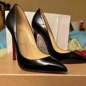 Pigalle 120mm black leather - Christian Louboutin size 37